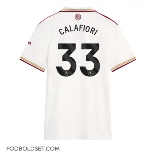 Arsenal Riccardo Calafiori #33 Tredjetrøje Dame 2025-26 Kortærmet